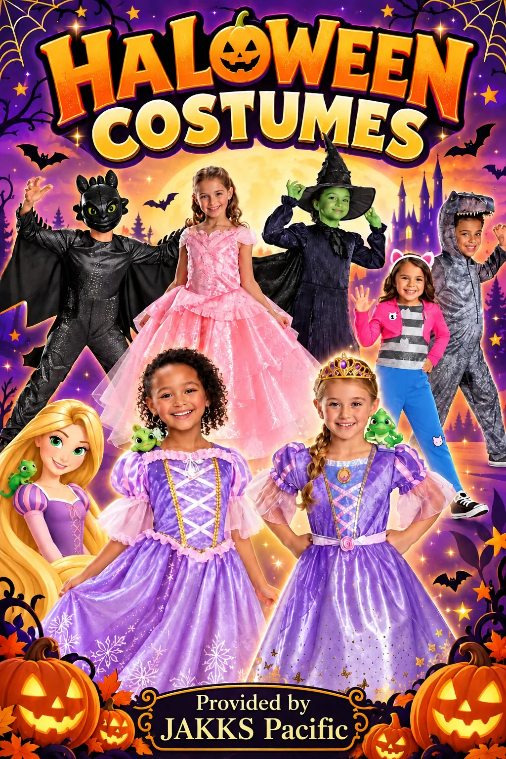 Halloween costumes provided by JAKKS Pacific